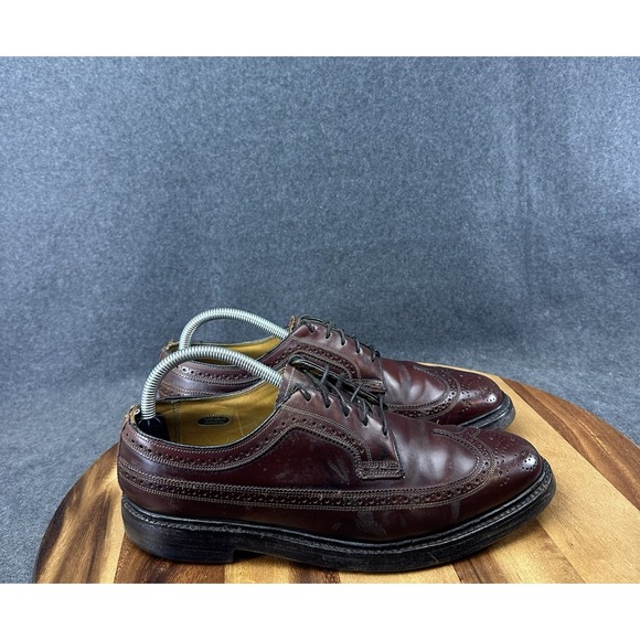 VTG Florsheim Imperial Shell Cordovan 93605 Longwing Kenmoor Dress Shoe 8D